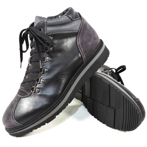 ALBERTO CICCIOLI ?? MEN\'S BLACK SOFT LEATHER COMFORT SPORT BOOTIE main image 6